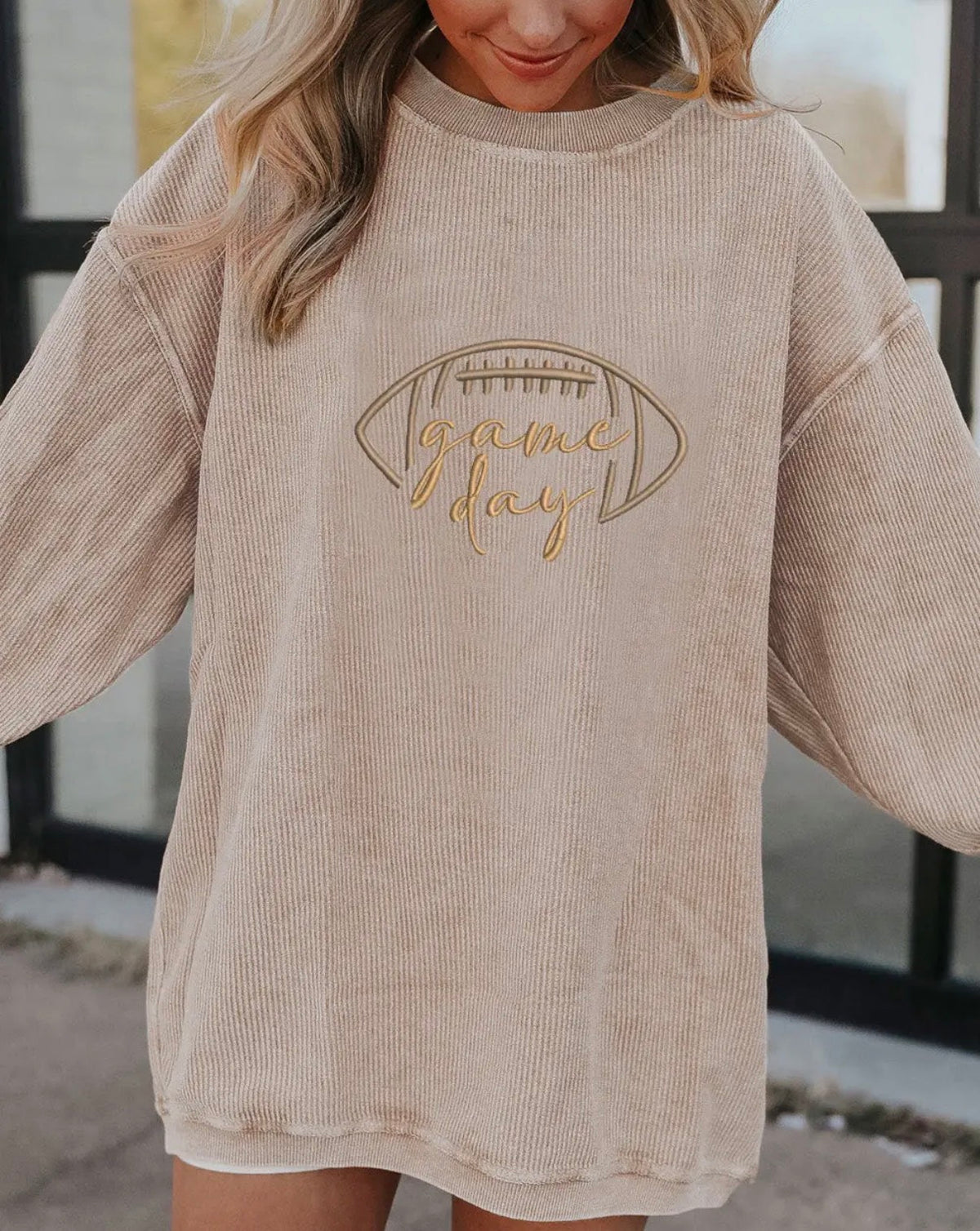 Game Day Corduroy Sweatshirt