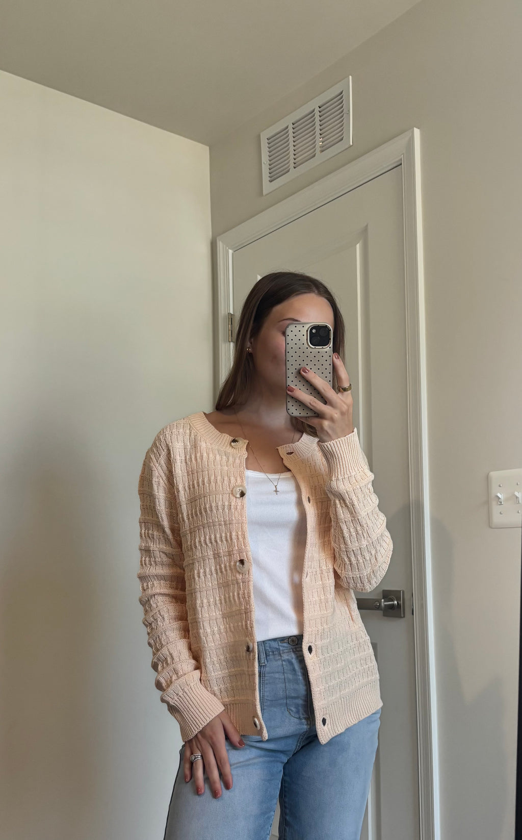 Button-Down Knit Cardigan