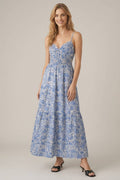 Asymmetrical Tiered Maxi Dress